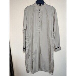 Junaid Jamshed Men's Embroidered Shalwar Kameez Pakistani Indian Kurta Medium